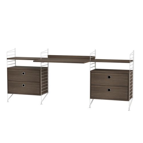 ȥ ǥܥ W200D60H85cm ʥå (String Bundles Work Space)