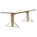 カアリテーブル REB002 ホワイトグロッシーラミネート Kaari Table W240×D90cm (Artek アルテック)【代引不可商品】