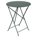 フェルモブ ビストロラウンドテーブル60 ストームグレー 26 (Fermob Bistro) 【送料無料】【代引不可商品】【P5倍】5/16 1:59迄 【ポ...