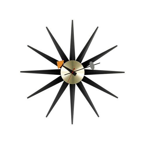 サンバーストクロック ブラック×ブラス Sunburst Clock ネルソンクロック (vitra ヴィトラ) 【送料無料】