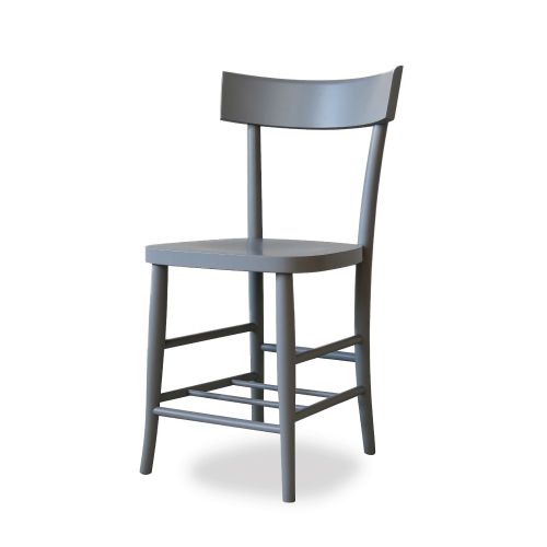 カフェチェア MILANO グレー塗装 【送料無料】【代引不可商品】【P5倍】4／21 1:59迄 【ポイント5倍】
