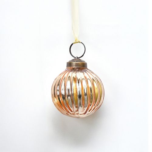 ミニグラス ボールオーナメント φ5.5×H6.5cm ブロンズ