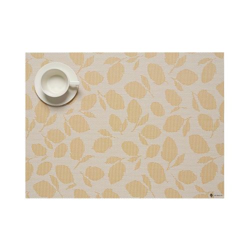 乐天商城 - チルウィッチ ランチョンマット レモンリーブス ゴールデンロッド (Chilewich チルウィッチ Lemon Leaves)