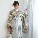 【レンタル】 往復送料無料 2尺袖 着物 袴 16点セット 袴丈91cm(適応身長153cm-165cm) 国産生地 袴セット 卒業式 大学生 着物 女性 la...