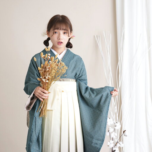【レンタル】 往復送料無料 2尺袖着物 袴 16点セット utatane 袴91cm(身長153 - 158cm) 袴セット 卒業式 大学生 着物 レース 女性 青緑系 女性 ladies ブルーグリーン くすみカラー パンチング 国産生地 重ね襟縫い付済 【レンタル】 往復送料無料 2尺袖着物 袴 16点セット utatane 袴91cm(身長153 - 158cm) 袴セット 卒業式 大学生 着物 レース 女性 青緑系 女性 ladies ブルーグリーン くすみカラー パンチング 国産生地 重ね襟縫い付済