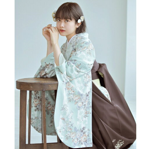 【レンタル】 往復送料無料 2尺袖着物 袴 17点セット kami shibai 袴91-99cm(身長153-170cm) 袴セット 卒業式 日本製 大学生 着物 花 女性 ミント系 女性 ladies ミントグリーン 緑 茶色 ブラウン ストライプ バラ 刺繍 レース 重ね衿縫い付済 【レンタル】 往復送料無料 2尺袖着物 袴 17点セット kami shibai 袴91-99cm(身長153-170cm) 袴セット 卒業式 日本製 大学生 着物 花 女性 ミント系 女性 ladies ミントグリーン 緑 茶色 ブラウン ストライプ バラ 刺繍 レース 重ね衿縫い付済