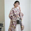 【レンタル】 往復送料無料 2尺袖着物 袴 17点セット ひよこ商店 袴91cm(身長153 - 158cm) 袴 卒業式 フルセット 花 大学生 レディース ...