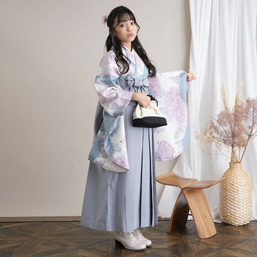 【レンタル】 往復送料無料 2尺袖 袴 15点セット ひよこ商店 袴83cm(身長138-145cm)袴87cm(身長145-152cm) 袴セット 卒業式 ジュニア 着物 大輪の菊 女の子 アイボリー系 子供 グレー ピンク 青緑 花 ボタニカル 重ね襟縫い付済 くすみカラー 大正浪漫 小学生 【レンタル】 往復送料無料 2尺袖 袴 15点セット ひよこ商店 袴83cm(身長138-145cm)袴87cm(身長145-152cm) 袴セット 卒業式 ジュニア 着物 大輪の菊 女の子 アイボリー系 子供 グレー ピンク 青緑 花 ボタニカル 重ね襟縫い付済 くすみカラー 大正浪漫 小学生