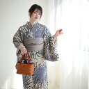 浴衣 セット レディース 3点セット utatane フリーサイズ(身長155-165cm) 浴衣 セット 注染(本染め) 浴衣セット ゆかた 花 レディース 紺系 ベージュ 糸菊 大輪 ぼかし にじみ 注染 手染め 本染め 伝統工芸 大人 上品 モダン 昭和レトロ 大正浪漫 大正ロマン