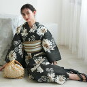 【utatane 高級変わり織 浴衣3点セット 苔色の紫陽花】ここでしか買えない昭和初期アンティーク復刻版 フリーサイズ 浴衣セット(ゆかた・帯・下駄)ですぐお出かけ 上質 うたたね 国産生地 国内染色