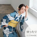 【12%OFF】【utatane 高級変わり織 浴衣3点セット 紺瑠璃の透きとおる雪輪と花】ここでしか買えない昭和初期アンティーク復刻版 ゆったりサイズ（ヒップ約130cm位まで対応）3Lサイズ 浴衣セット（ゆかた・帯・下駄）ニュアンスカラーレトロ 上質 国産生地 国内染色