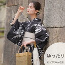 【utatane 高級変わり織 浴衣3点セット 粋ブラックに乱菊】ここでしか買えない昭和初期アンティーク復刻版 ゆったりサイズ(ヒップ約130cm位まで対応)3Lサイズ 浴衣セット(ゆかた・帯・下駄)古典柄 レトロ うたたね 上質 国産生地 国内染色