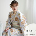 【utatane 高級変わり織 浴衣3点セット ブルーグレーに椿唐草】ここでしか買えない昭和初期アンティーク復刻版 ゆったりサイズ(ヒップ約130cm位まで対応...