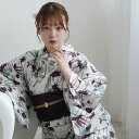 【13%OFF】【utatane セパレート高級変わり織 二部式浴衣3点セット 杢グレージュに上品菖蒲とアザミ】ここでしか買えない昭和初期アンティーク復刻版 フリーサイズ 浴衣セット(ゆかた上下・帯・下駄)ですぐお出かけ 古典レトロ うたたね 国産生地 国内染色 上質