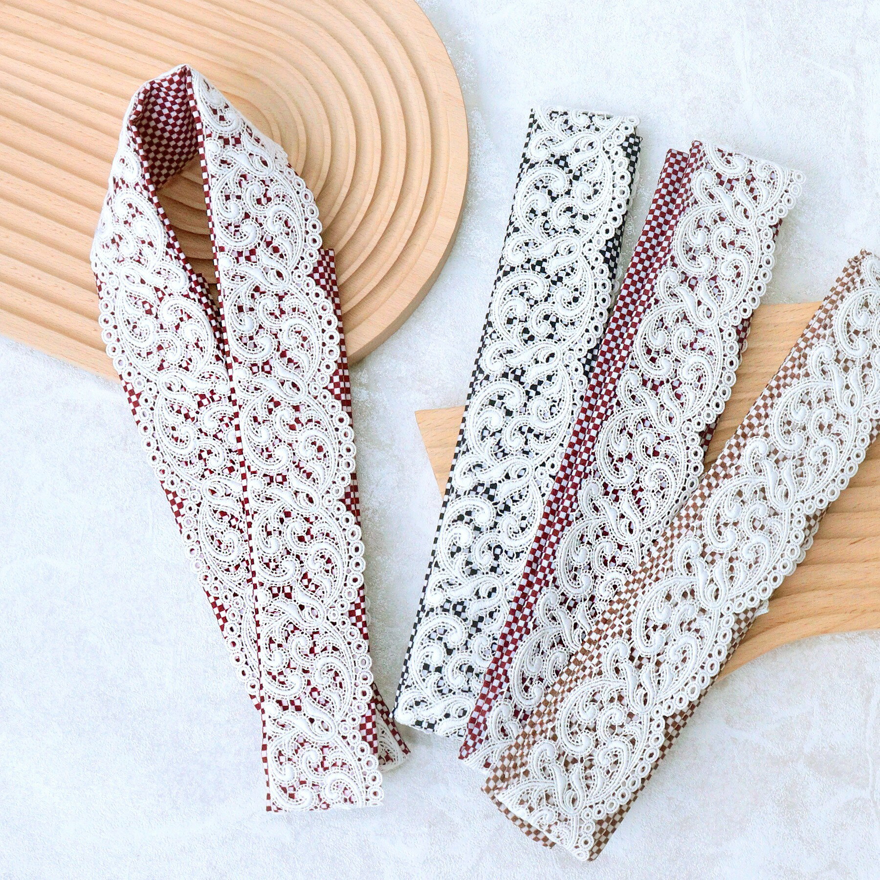 【99%OFF】重ね衿 振袖 着物 和装小物 着付け小物 女性 重ね衿 ニコアンティーク フリーサイズ 日本製 市松 マルチ系 女性 ladies 黒 赤 茶色...