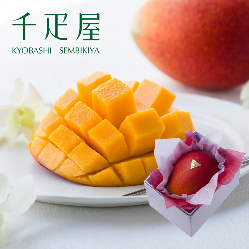 樂天商城 - 京橋千疋屋 宮崎産完熟マンゴー1玉入（2Lサイズ) 【クール便（冷蔵）】