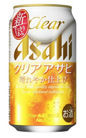 　今回のクオリティアップでは、原材料の配合を見直しました。『クリアアサヒ』の特長である“クリアな後味” 、泡までおいしくお楽しみいただける中味を追求しました。 【アルコール分】5％ 【原材料】発泡酒（麦芽、ホップ、大麦、コーン、スターチ）、スピリッツ（大麦）