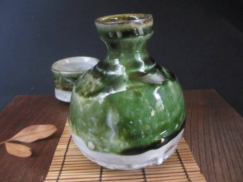 織部の器/千瓢の徳利 ■ 浜田敦士作 織部志野 徳利 (共箱) 【和食器】【ギフト】｜アングル2
