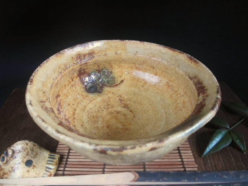 小鉢 ■ 浜田敦士作 黄瀬戸 山柿 兜小鉢 【和食器】【ギフト】