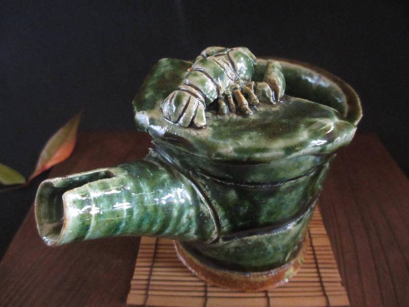 片口 ■ 浜田敦士作 総織部 海老片口 (貼箱)　和食器　ギフト