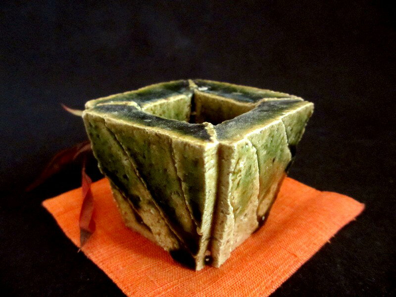 楊枝入れ ■ 野々村浩司 総 織部 楊枝入れ 　ギフト　和食器