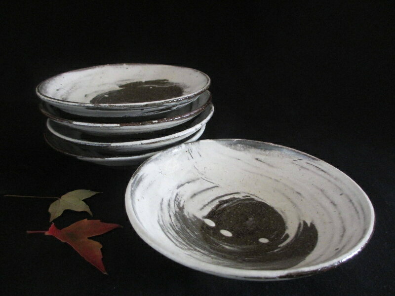 小皿 ■ 坪井俊憲作 刷毛目 四寸皿 (1皿)ギフト 和食器