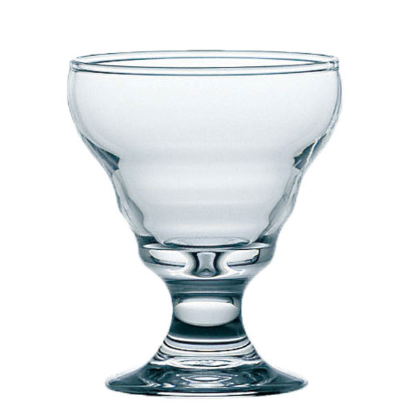 サイズ：口径74×高さ90・最大径76mm 容量:120ml　 材質：ソーダライムガラス（ファインクリア） 原産国：マシンメイド／日本製 ミニサイズのパフェグラスです 〜HS強化グラス〜 ●「口部強化加工」で安心・割れにくい。