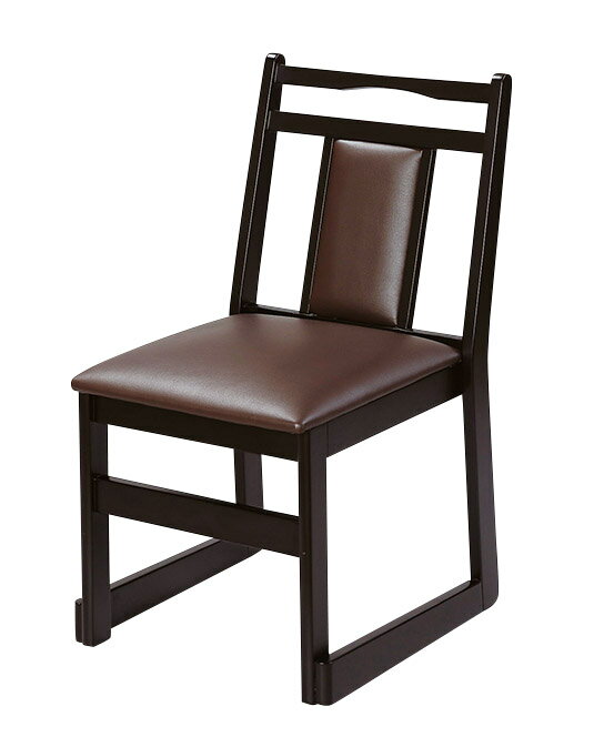 楽天株式会社　千田（木）富士高座椅子　ブラウン（レザー）SH430　1700293