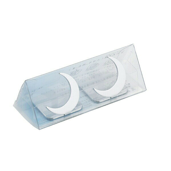 高桑金属 宵の天 （よいのそら）箸置 白銀 二つ揃い 三日月 407712