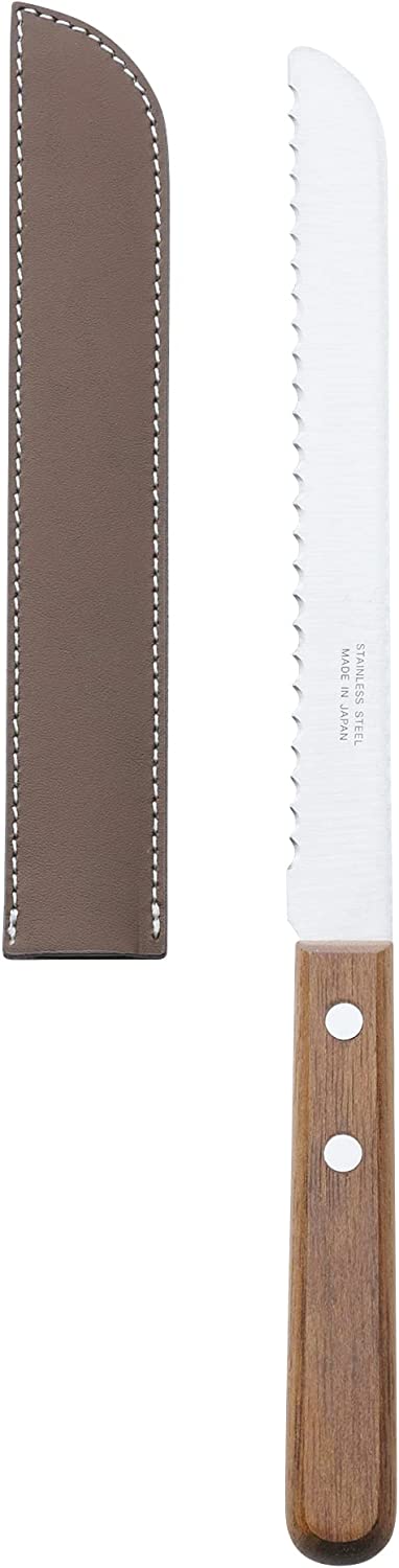 高桑金属 ブレッドナイフ & シース 410712