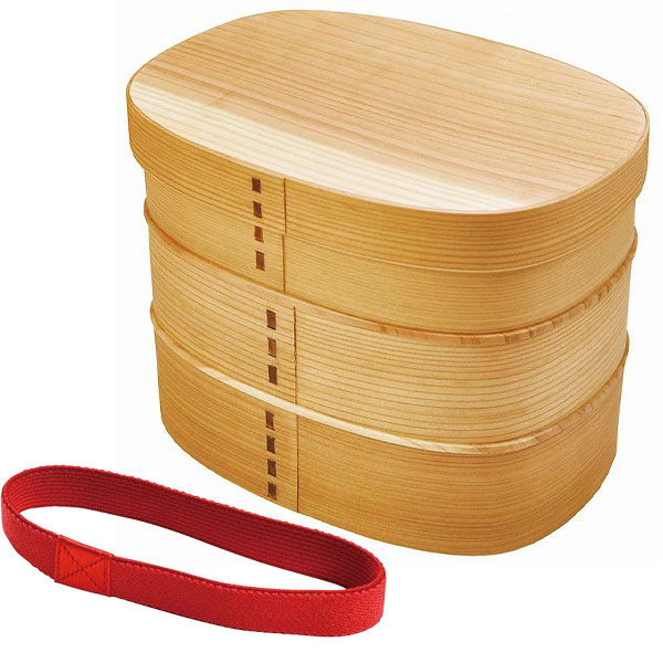 【送料無料：北海道・沖縄・離島は別途送料＋660円】 用美　わっぱお重　かさねがさね　79423