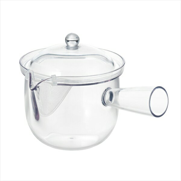 【送料無料：北海道・沖縄・離島は別途送料＋660円】 曙産業　クリアティーポット クリップメッシュ 急須タイプ L TW-3750