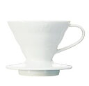 HARIO(ハリオ) V60透過ドリッパー01セラミックW VDCR-01-W