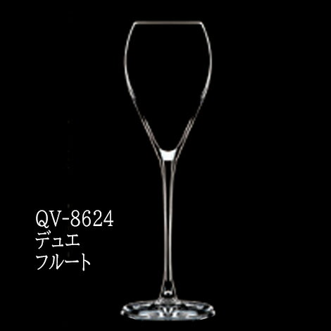 二ノ宮クリスタル QV -8624 デュエ フルート 6個入り