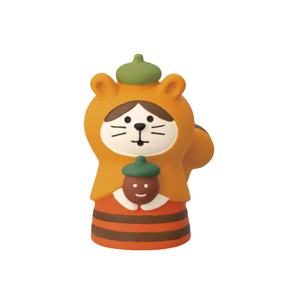 Rakuten - 【在庫処分セール】【メール便】 デコレ コンコンブル どんぐり山 ねこずきん りす ( concombre DECOLE )