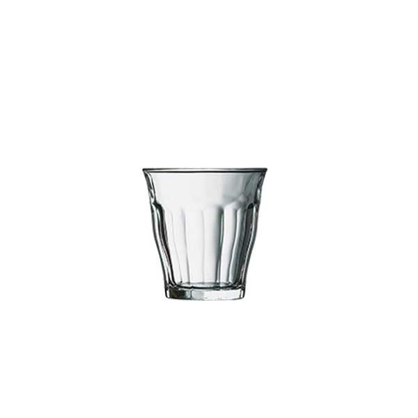 サイズ(mm)：φ64×H67 容量：90ml 材質：全面物理強化ガラス(耐熱温度差約120℃) 原産国：フランス 使用区分:直火・オーブン/使用不可 使い始めは、中性洗剤などで洗ってから使用してください。