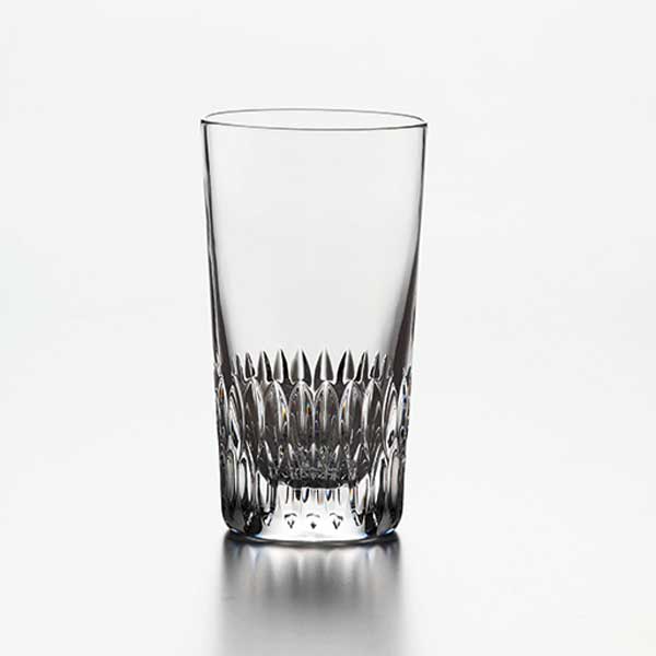 サイズ(mm)：φ71×H131 容量：300ml 材質：ガラス(24％レッドクリスタル) 原産国：インド 使用区分:電子レンジ・直火・オーブン/使用不可 使い始めは、中性洗剤などで洗ってから使用してください。