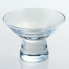 【送料無料：北海道・沖縄・離島は別途送料＋660円】 用美　硝子・高台杯　24755