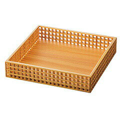 【送料無料：北海道・沖縄・離島は別途送料＋660円】 用美　新・細目格子盛器　正角　27585