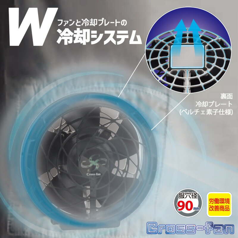 KU90510 空調服 R ポリエステル製長袖ブルゾン FAN2200BR・RD9261・LIPRO2セット シルバー 5L(同梱・代引き不可)