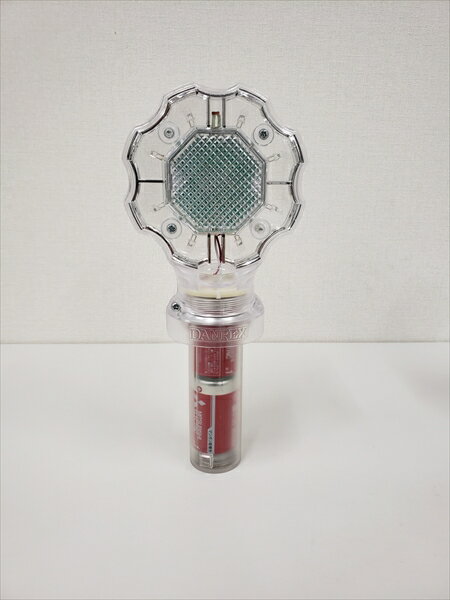 LED工事灯 点滅灯 フラッシュ120　レッドDFL-120 工事現場 注意喚起 カラーコーン 夜間 警告灯 安全対策 建設現場 建築現場 単管 道路工事 仙台銘板 3030520