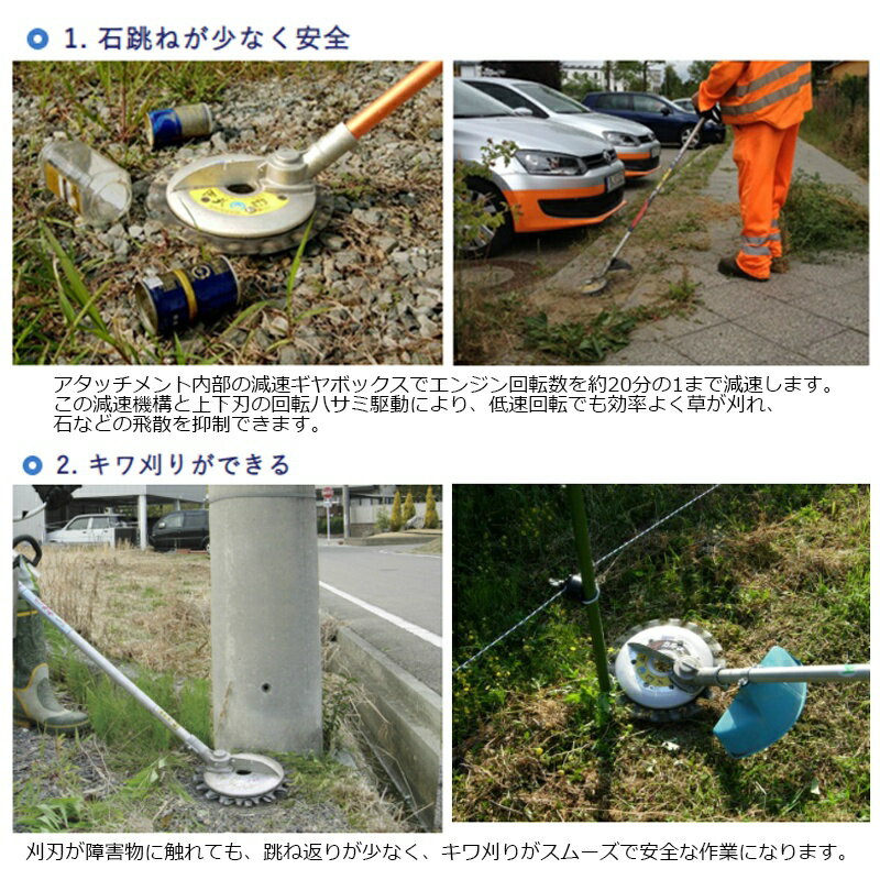バッテリー式 刈払機 回転ハサミ 58VLi-ion スーパーカルマーelex 両手ハンドル 4....