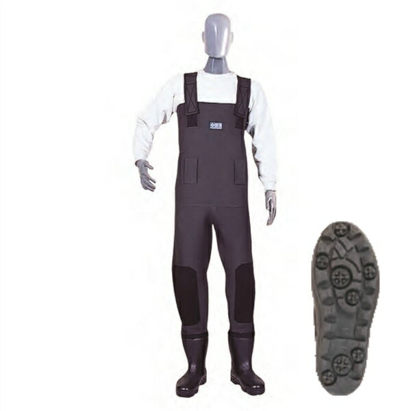 ネオプレーン胴付長 A0165AM 25.0cm〜28.0cm 胴付き長靴 ウェーダー 弘進ゴム