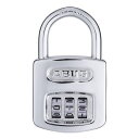 【6個セット】ABUS 南京錠 ナンバー可変式 160/40 3桁可変式 仙台銘板 アバス
