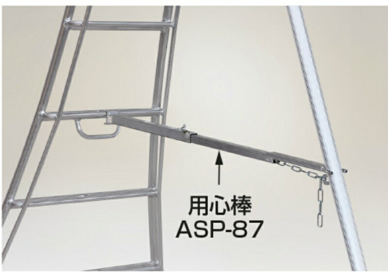 用心棒 アルステップ用後支柱固定金具 ASP-120 ASP-120 造園 園芸 梯子 ハシゴ はしご HARAX ハラックス