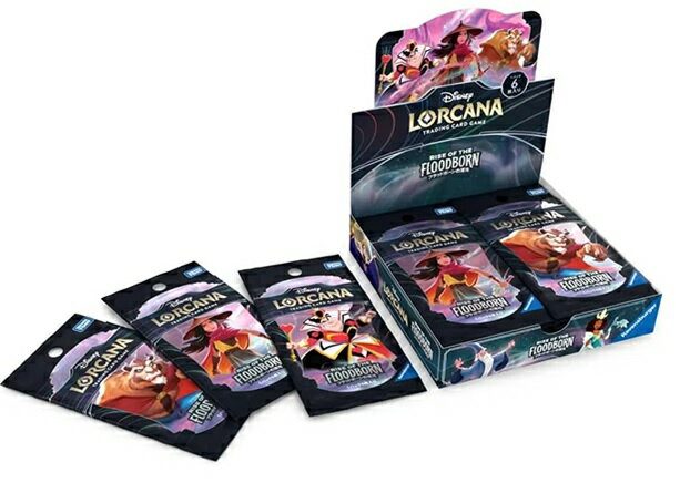 樂天商城 - 【新品・未開封】ディズニー・ロルカナ・TCG 日本語版 ブースターパック フラッドボーンの渾沌 16パック入BOX