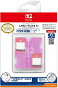 キーズファクトリー【任天堂ライセンス商品】 カードパレット 16 for Nintendo Switch 2 ピンク