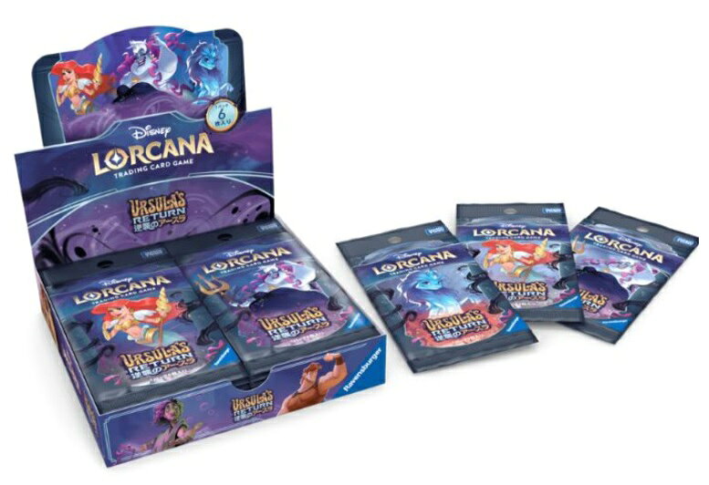 樂天商城 - 【新品・未開封】ディズニー・ロルカナ・TCG 日本語版 ブースターパック 逆襲のアースラ 16パック入BOX