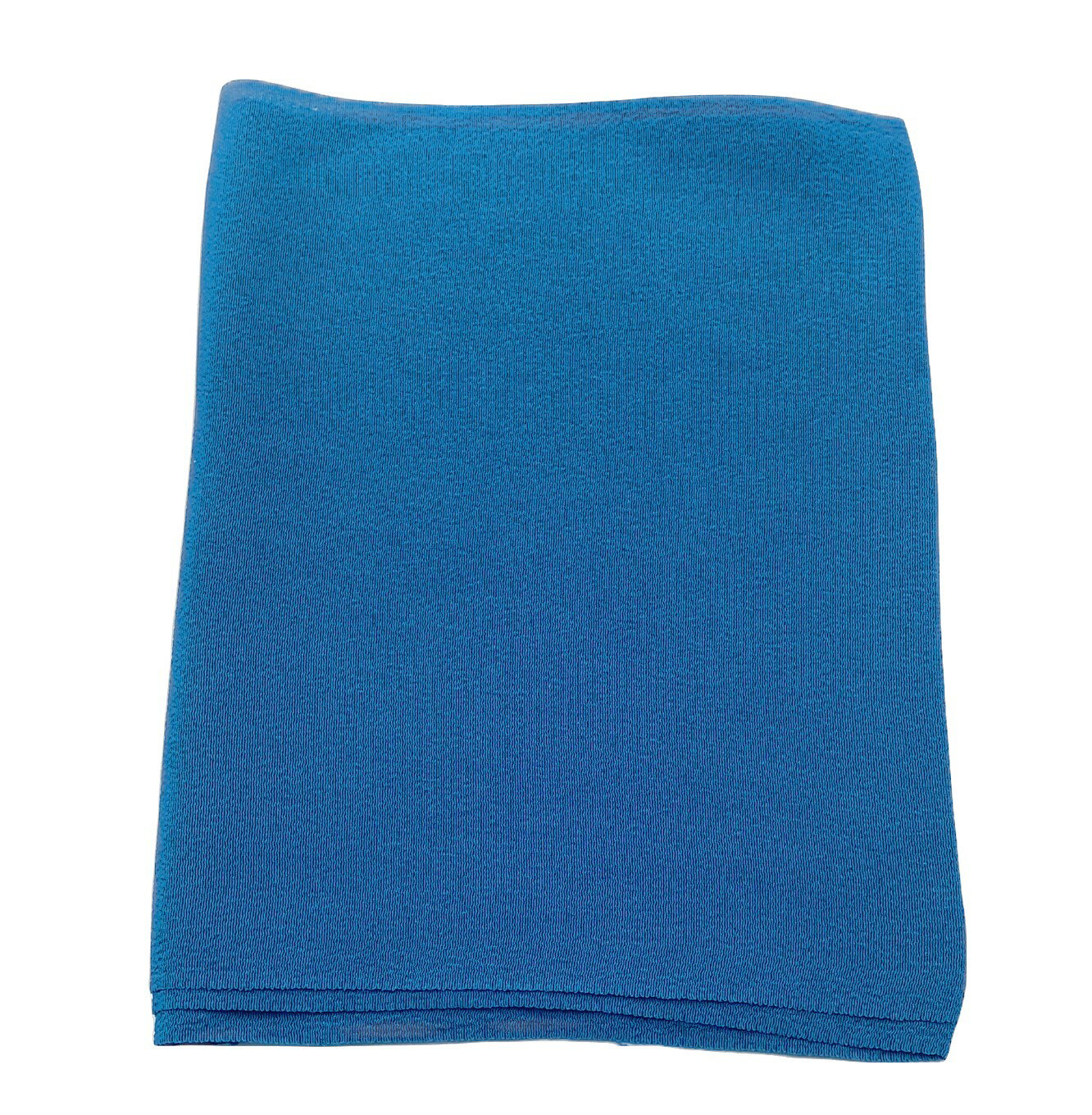 キモノ仙臺屋オリジナル 『和の色』ちりめん帯揚げ No.007 中縹（なかのはなだ）正絹ちりめん帯揚げ 無地の縮緬帯揚げ 紬普段着 踊り 日舞 お祭り お茶会 普段着 手芸 縮緬 正絹素材 sendaiyaこのみ 【キモノ仙臺屋の和装小物特集】RGB | R38 G124 B167