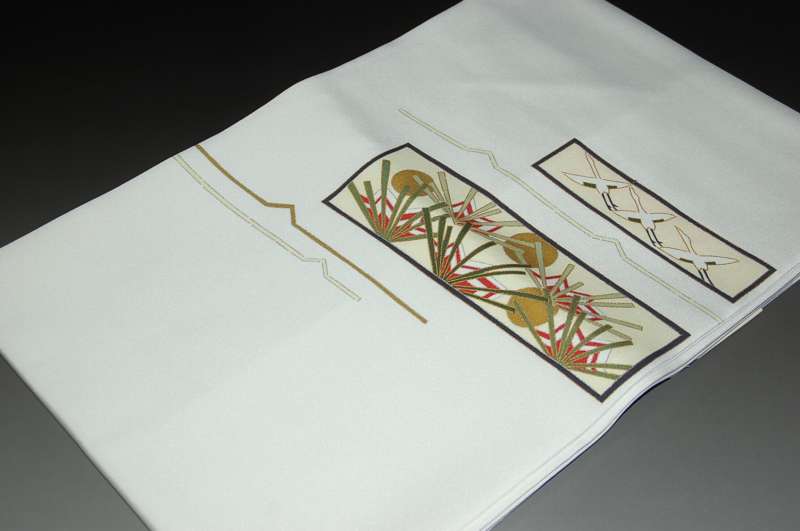 乐天商城 - お洒落染め名古屋帯−No.035（仕立て上がり・正絹・袷用帯）【送料無料】